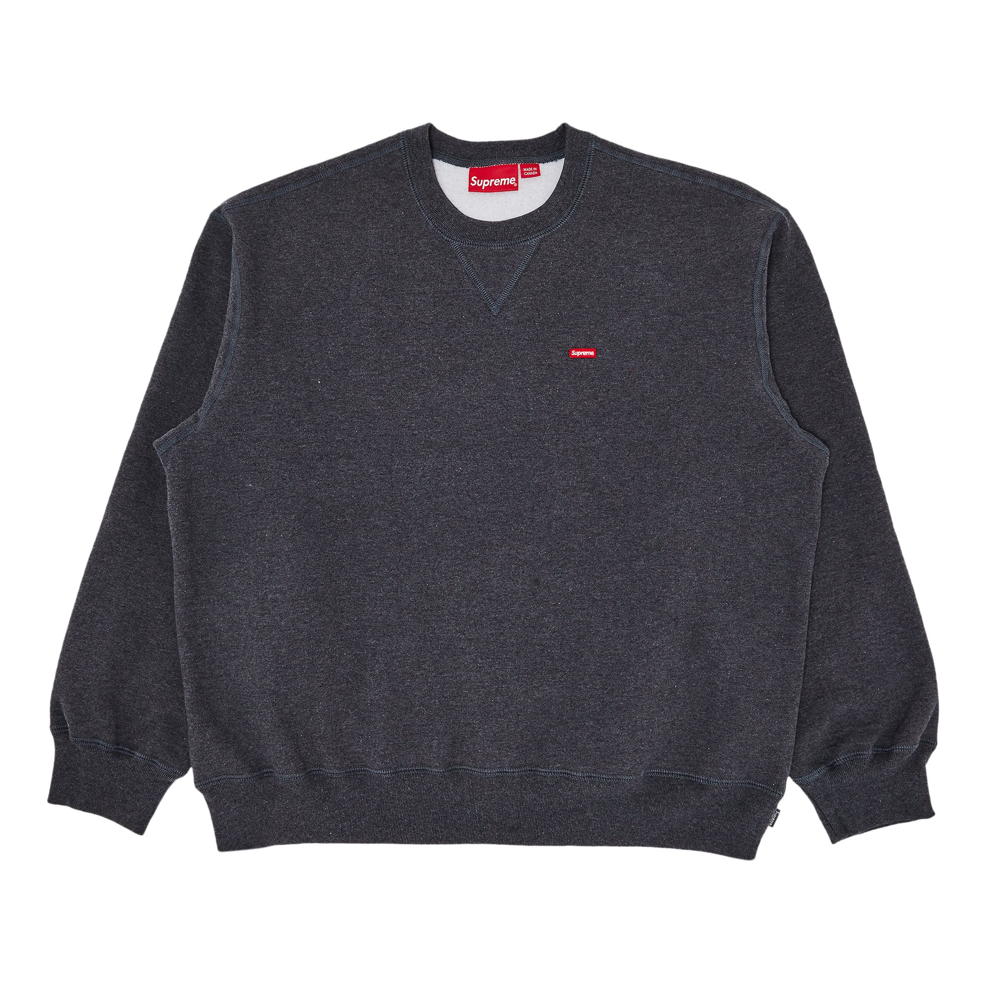 

Supreme Small Box Crewneck, темно-серый