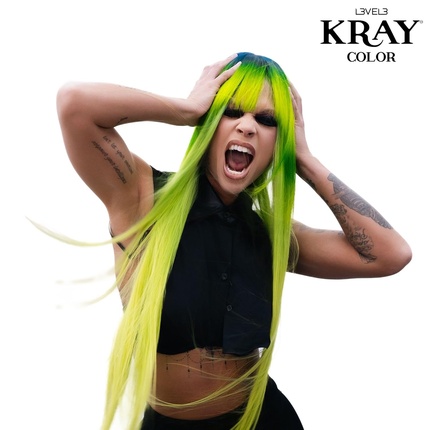 Уровень 3 Kray Electric Semi-Permanent Hair Color - Яркий стойкий блеск L3 — фото 2