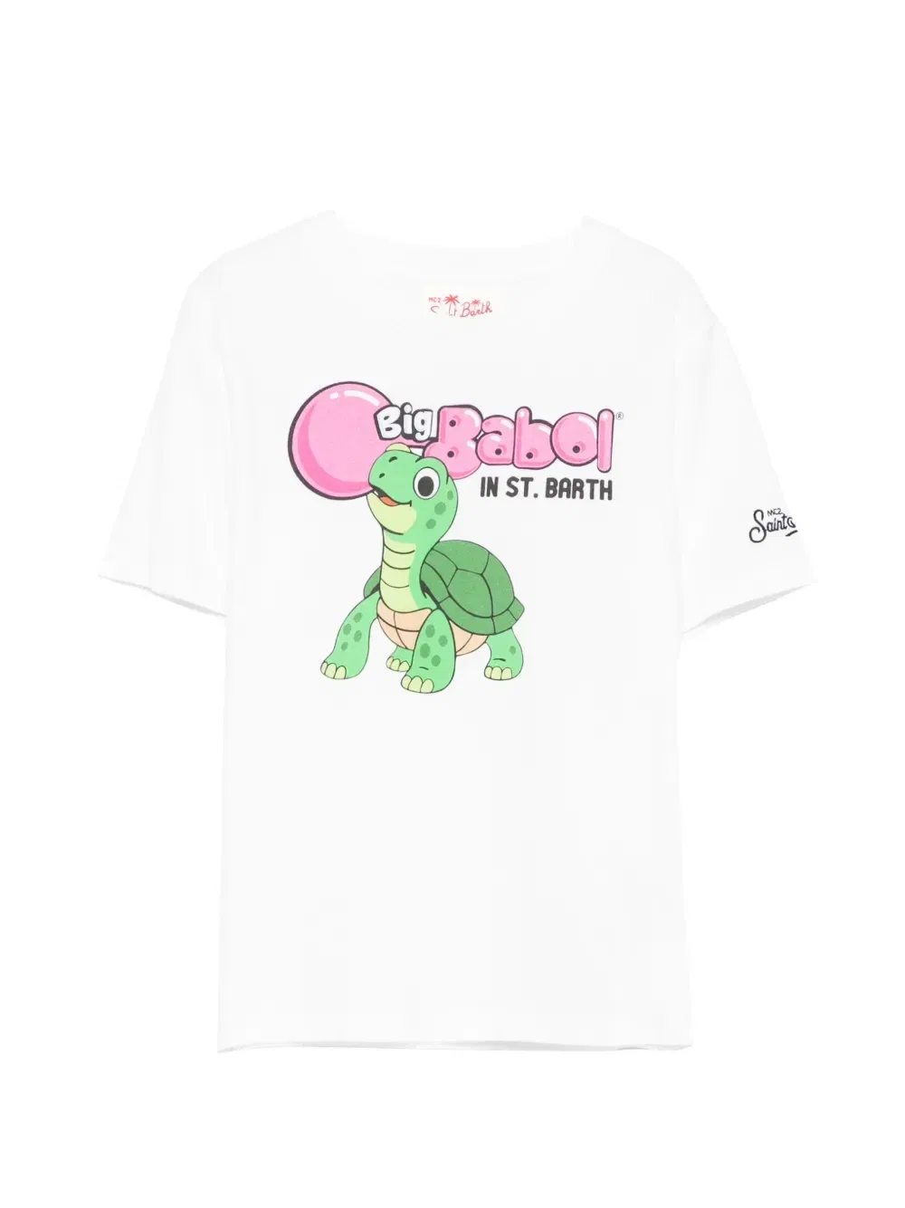 Футболка Denver с графическим принтом (коллекция Big Babol x) MC2 Saint Barth Kids, белый