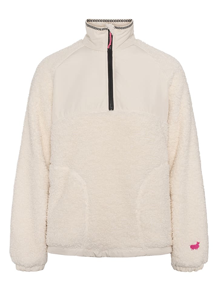 

KARI TRAA Флисовый пуловер "Оливия" белого цвета