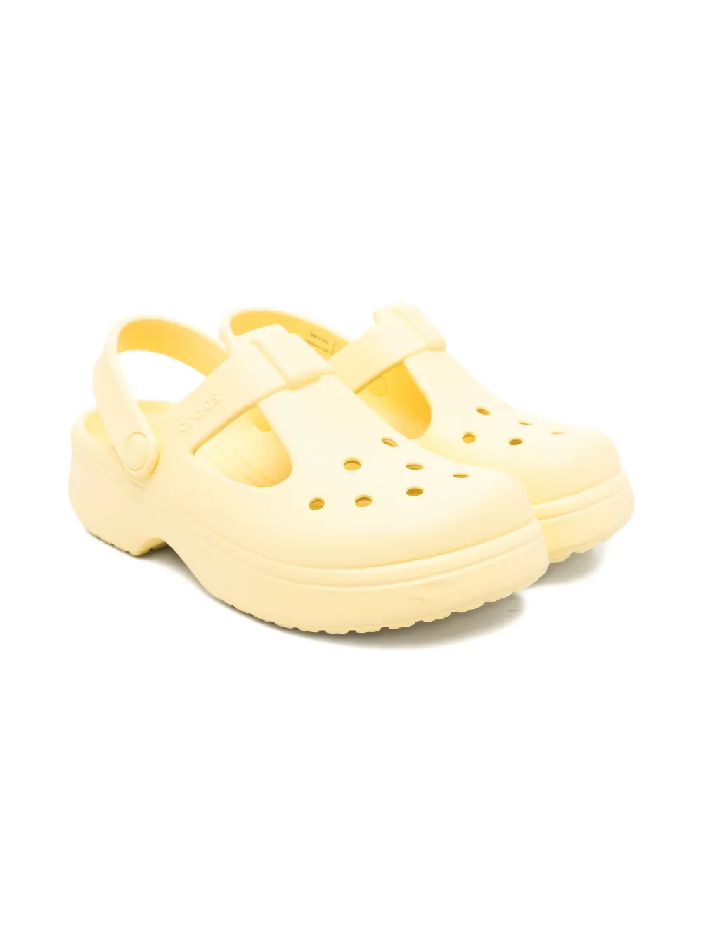 

Клоги Classic T Mary Jane с перфорацией Crocs Kids, желтый