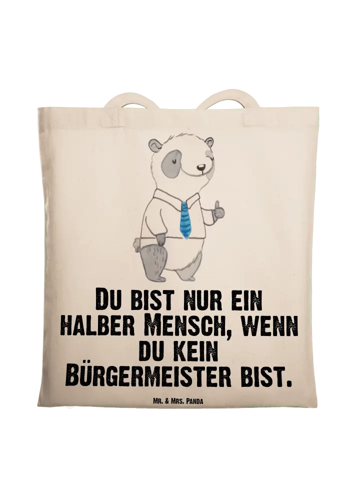

Сумка для переноски Mr & Mrs Panda Bürgermeister Herz, кремовый