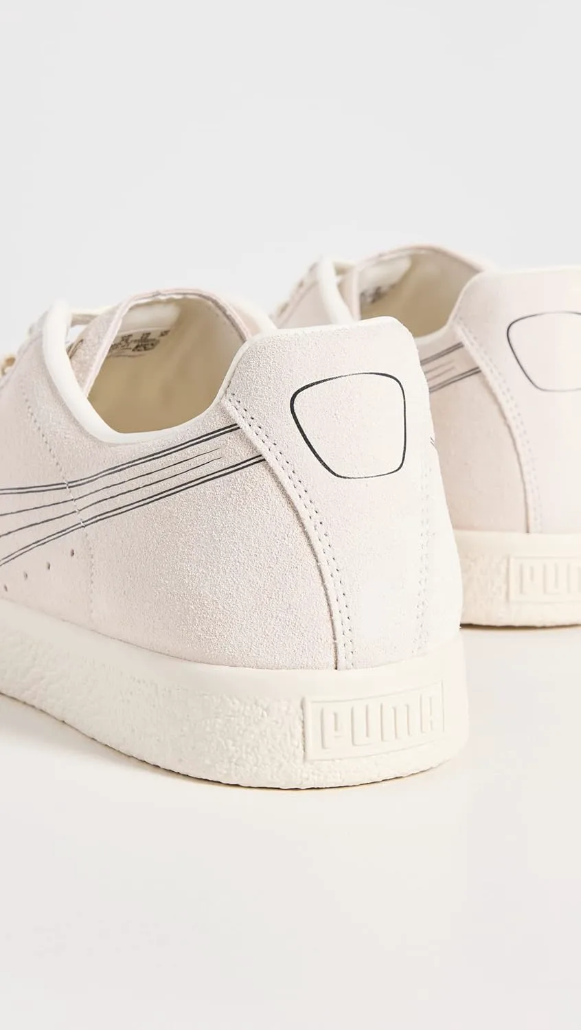 Мужские кроссовки PUMA Select Clyde No. 1, слоновая кость/серый — фото 4