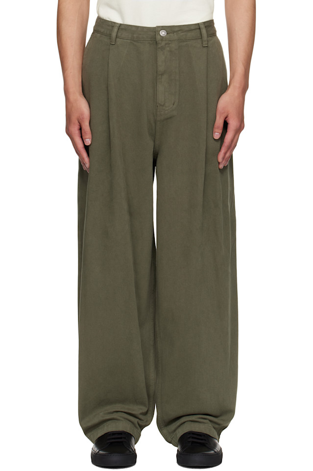 

Джинсы с одной заправкой Le17Septembre, хаки