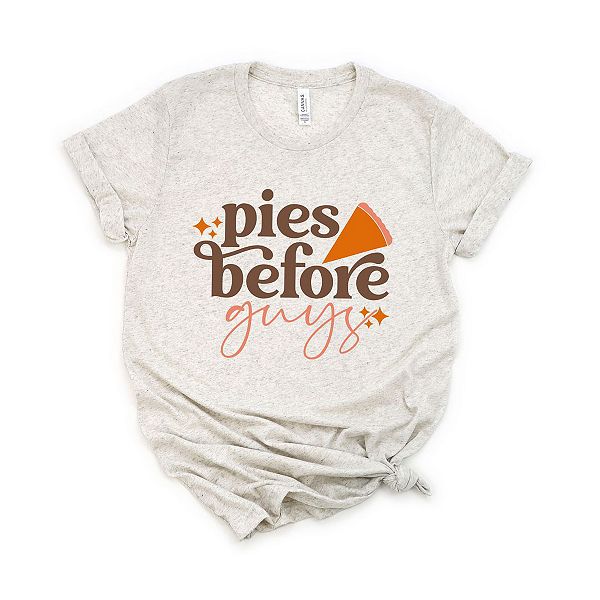 

Футболка с принтом Pies before guys Simply Sage Market, Oatmeal