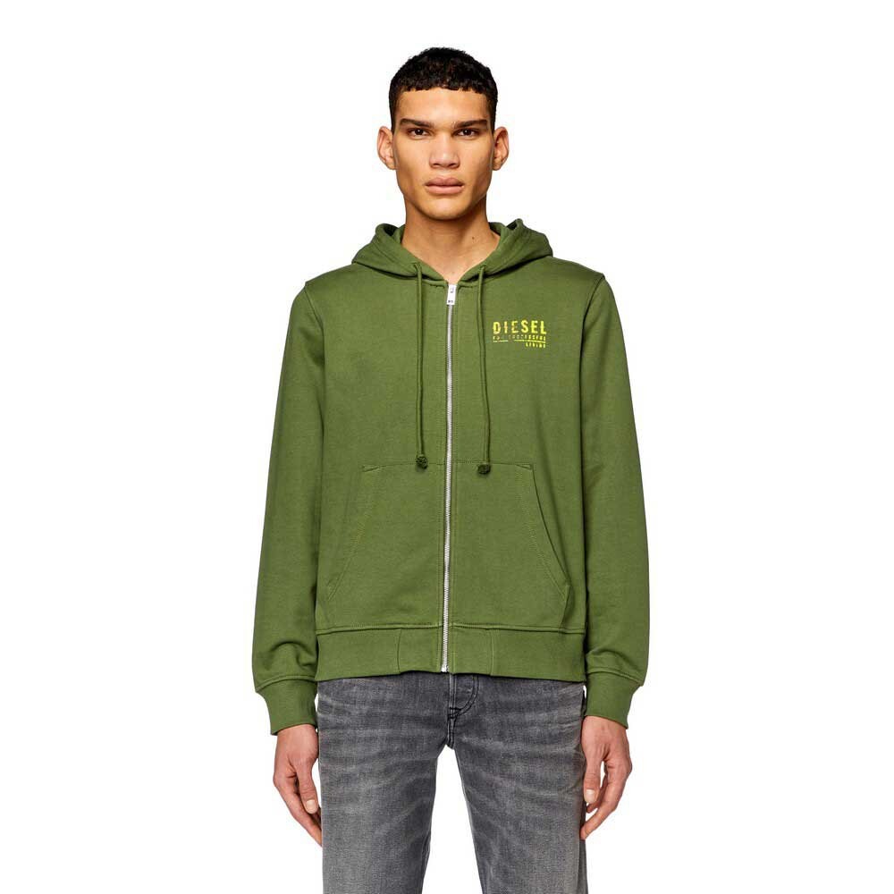 

Толстовка Diesel Ginn K11 Full Zip, зеленый