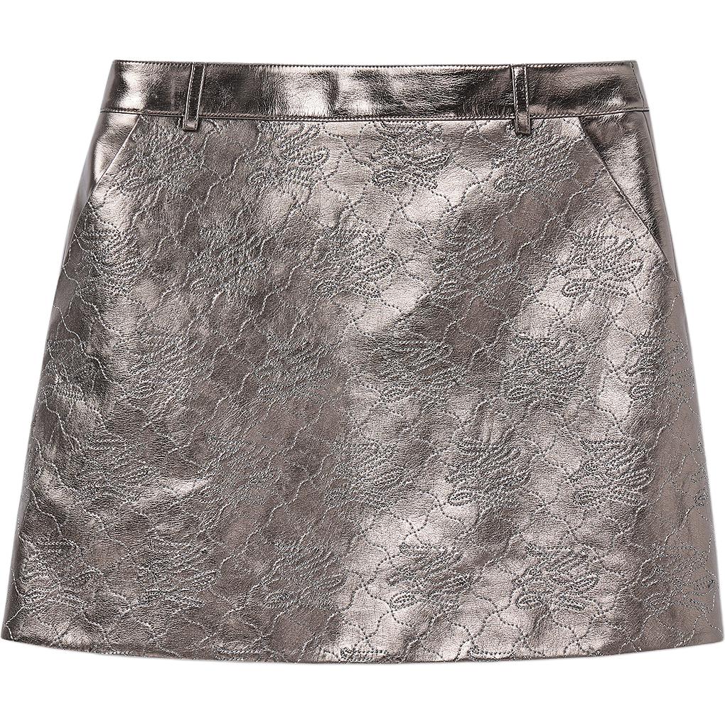 

Карл Лагерфельд FW25 повседневные короткие юбки женские KARL LAGERFELD/Karl Lagerfeld Jeans, серебряный