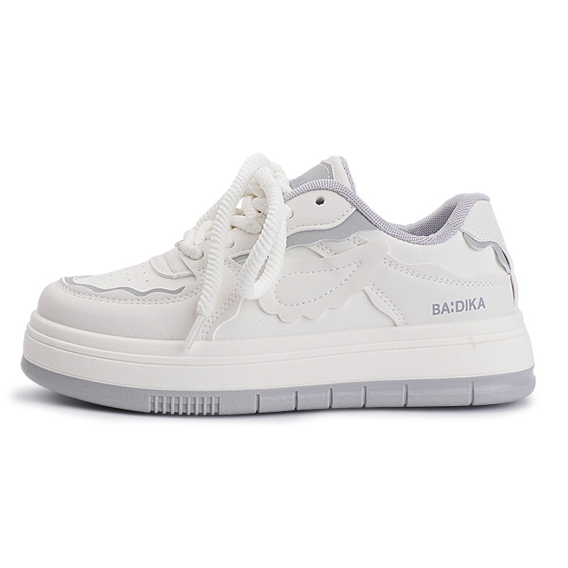 

Кроссовки Miss Zhang Skateboarding Shoes Women's Low-top, белый/серый