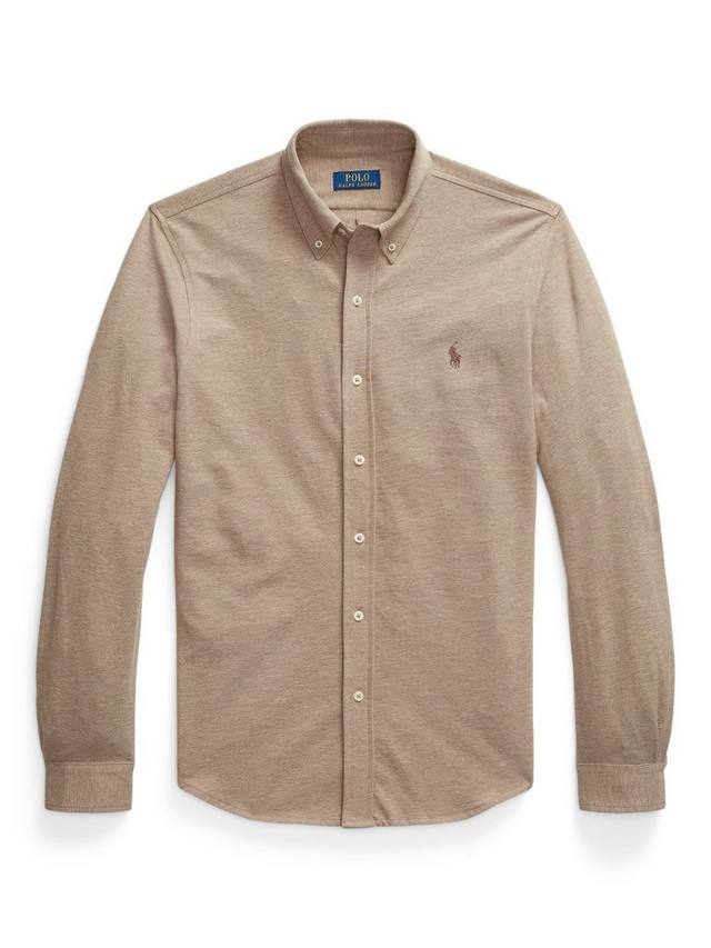 

Хлопковая рубашка поло Regular Fit Ralph Lauren, Cafe Tan Heather