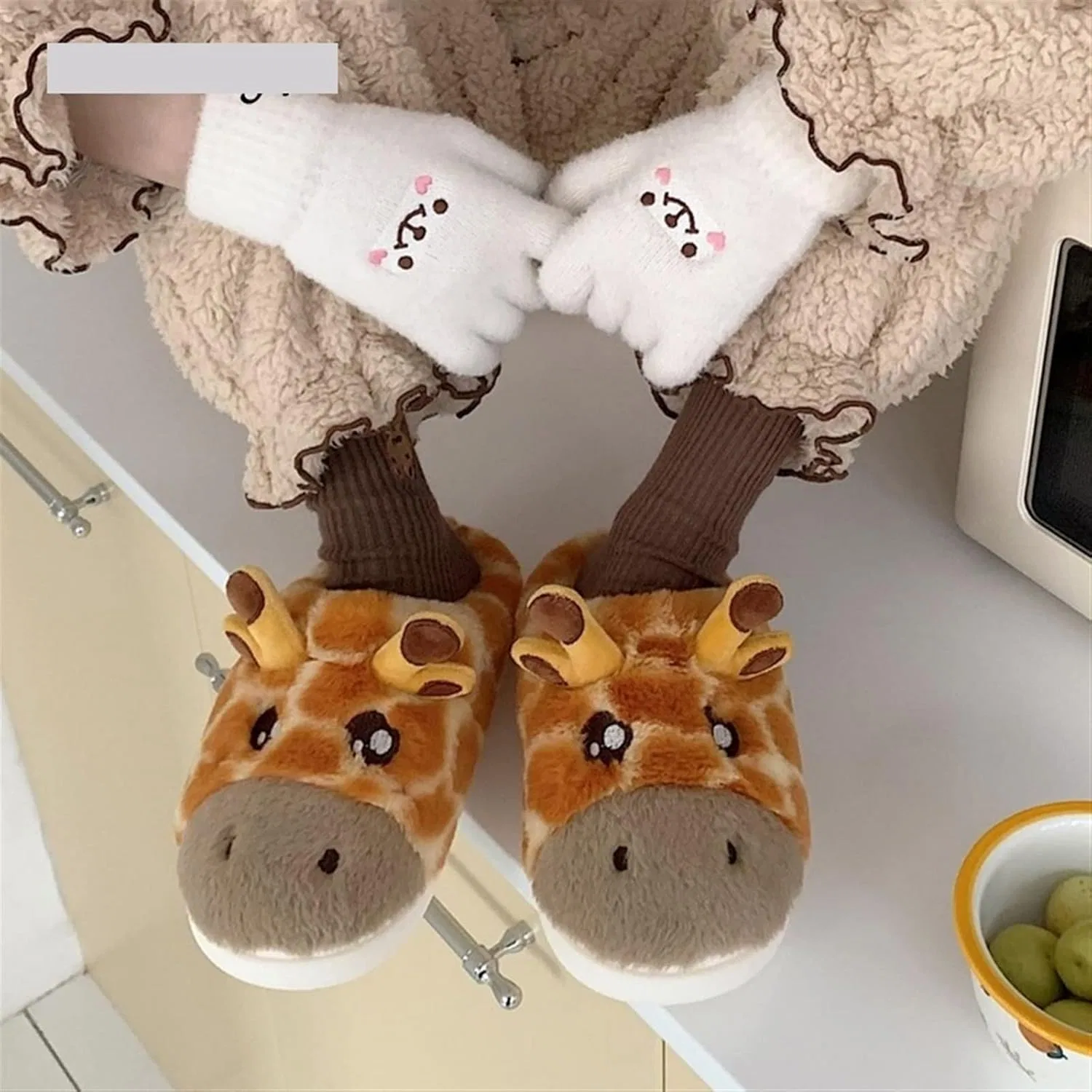 Мужские домашние хлопковые тапочки, женские удобные мягкие короткие тапочки, женская обувь, нескользящие домашние тапочки Generic, A — фото 4