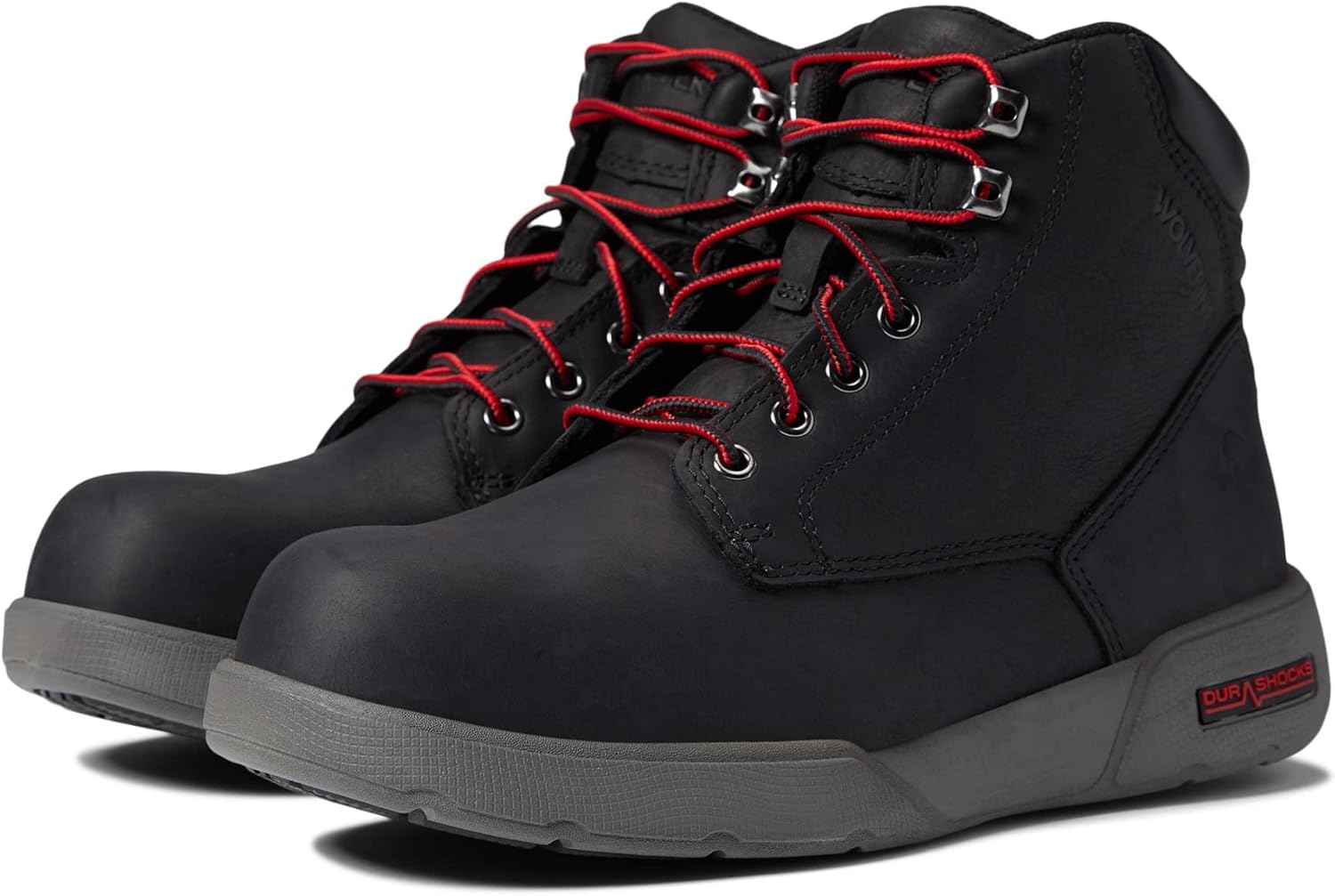 

Мужские ботинки Wolverine Kickstart Durashocks с композитным носком, 15 см, черный
