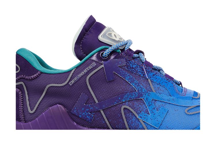 Кроссовки Off-White ODSY-1000 'Purple Blue Spray Paint', фиолетовый — фото 2