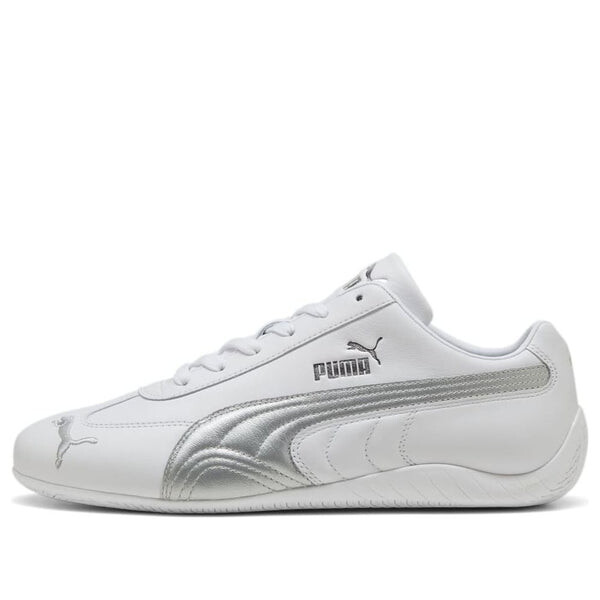 

Кроссовки speedcat og leather 'white silver' Puma, белый