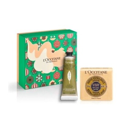 

L'OCCITANE Verbena Gift Box Крем для рук 30 мл Твердое мыло 50 г, Коричневый, L'OCCITANE Verbena Gift Box Крем для рук 30 мл Твердое мыло 50 г