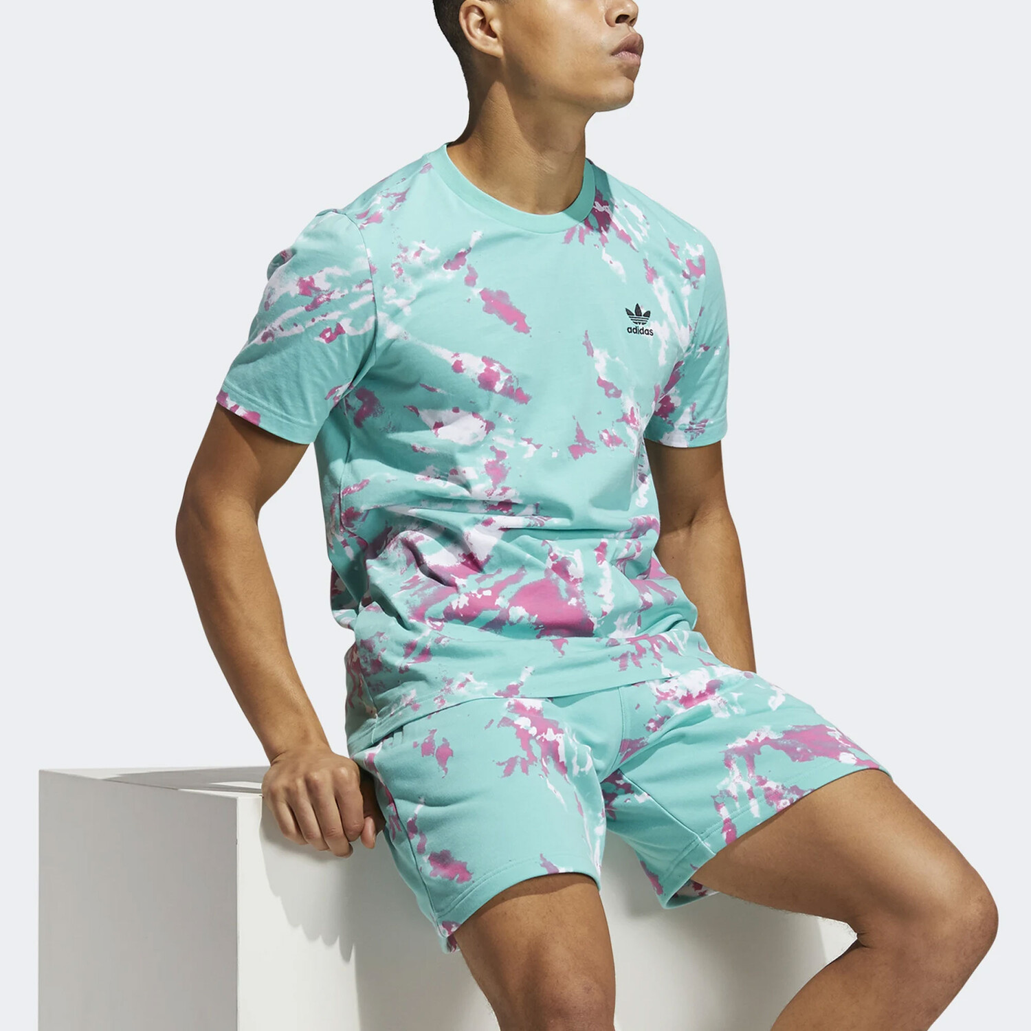 Футболка Peak TaiChi мужская зеленая Adidas Originals, зеленый — фото 4