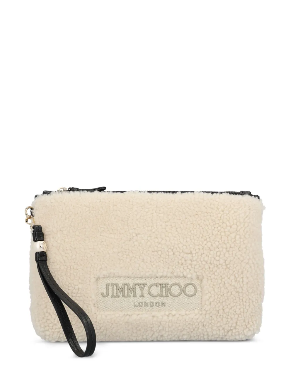 

Клатч из овчины JIMMY CHOO, нейтральный