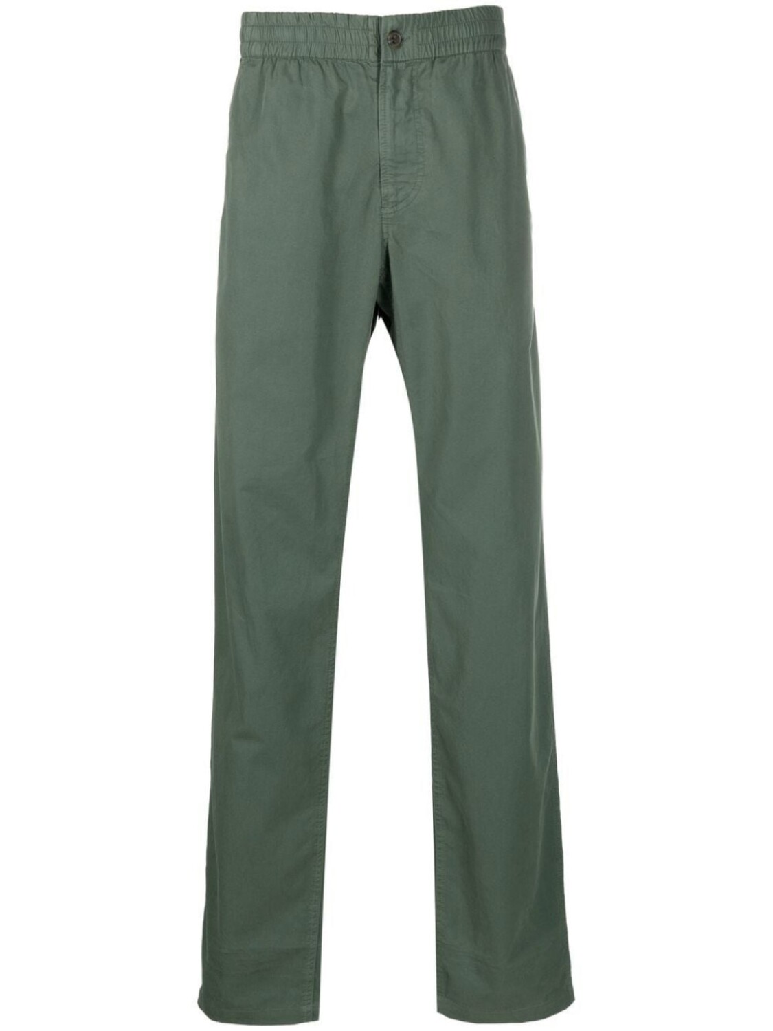 

A.P.C. прямые брюки средней посадки, зеленый