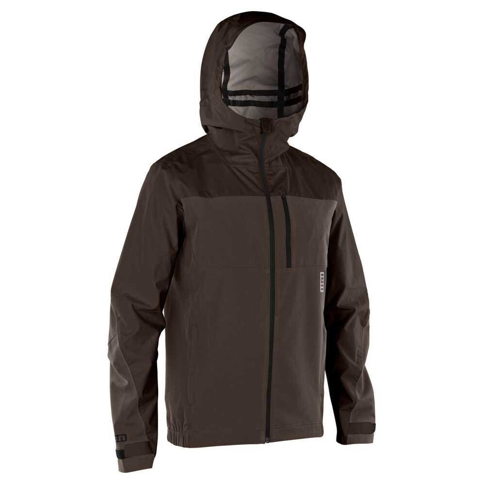 

Куртка ION Shelter 3L Hybrid Hoodie Rain, коричневый