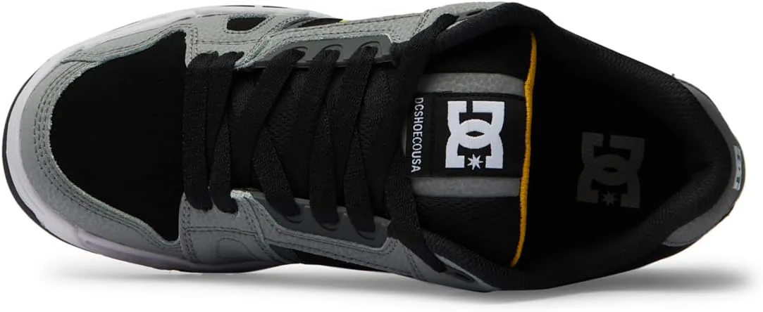 Мужские кроссовки DC Stag DC Shoes, серый желтый — фото 4