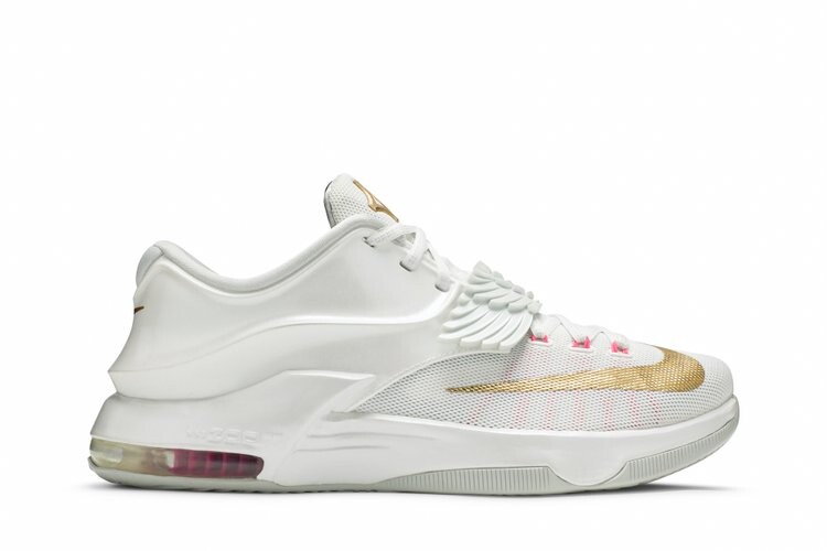 

Кроссовки Nike KD 7 PRM 'Aunt Pearl', белый, Белый;серый, Кроссовки Nike KD 7 PRM 'Aunt Pearl', белый