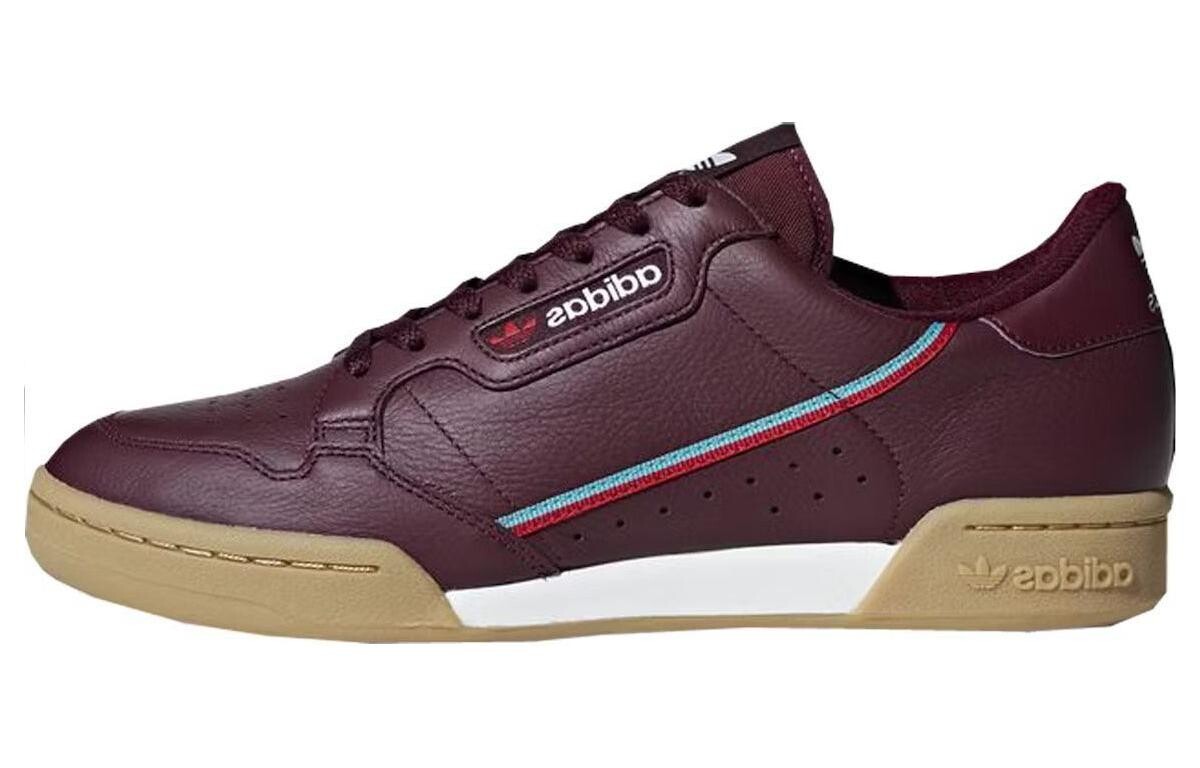 

Кроссовки Adidas Continental 80 Maroon, красный