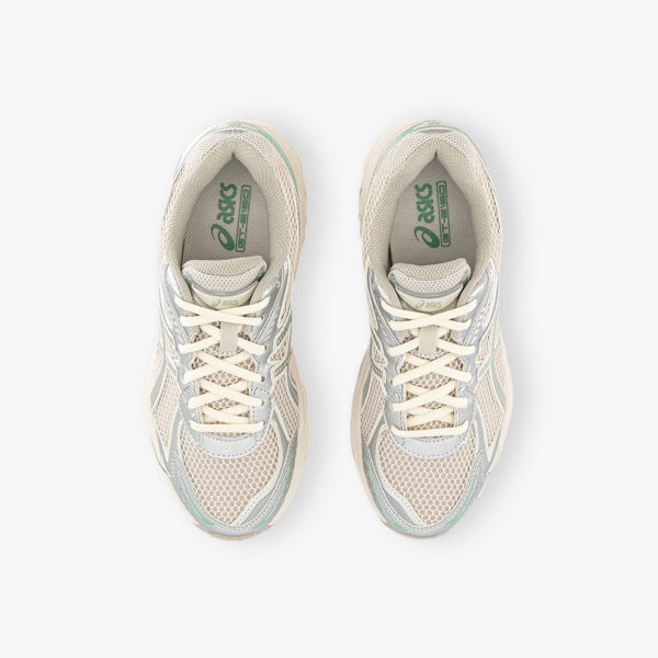 Кроссовки Asics низкие из сетчатого материала и искусственной кожи, серый — фото 2