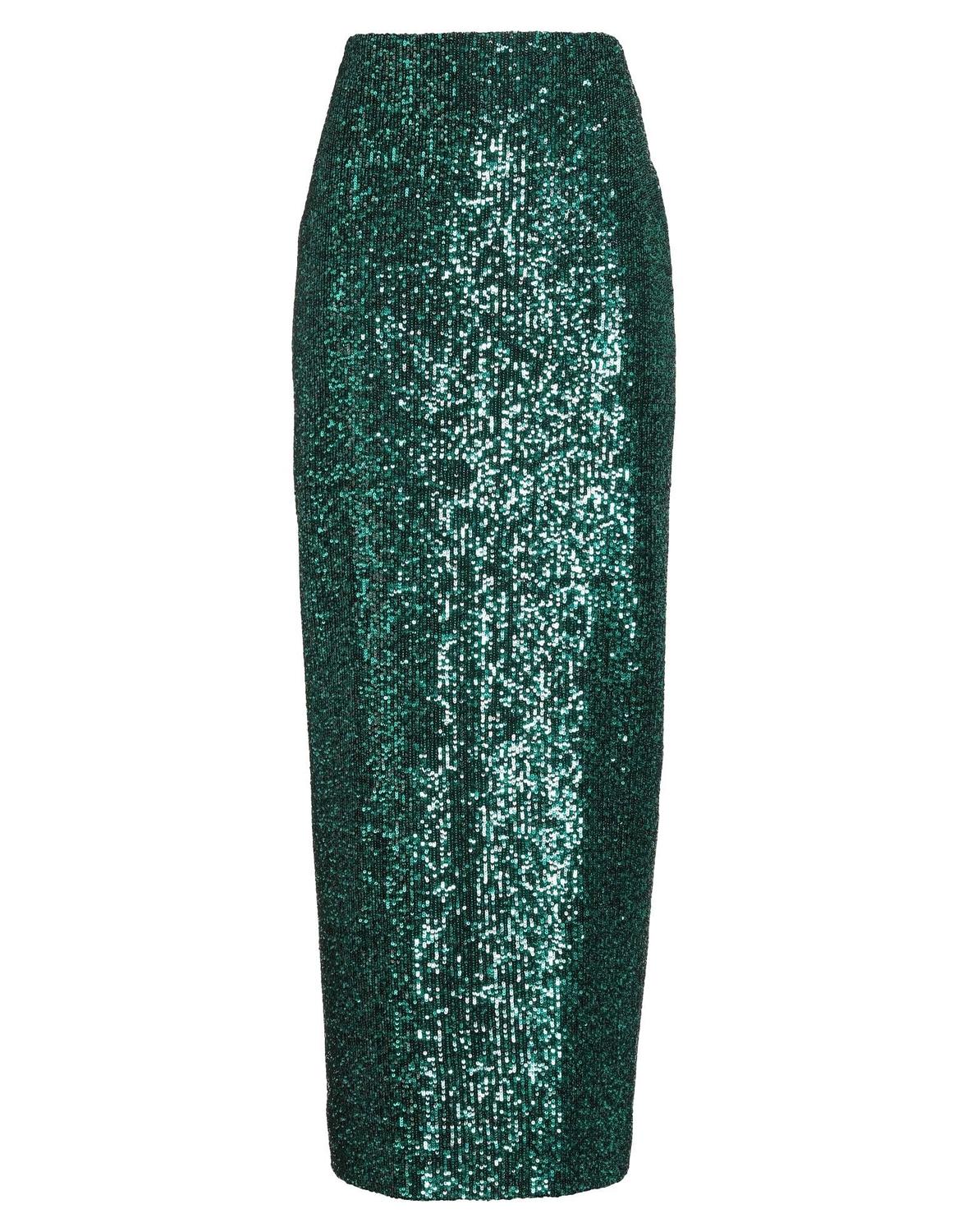 

Юбка макси Elie Saab, изумрудно-зеленый