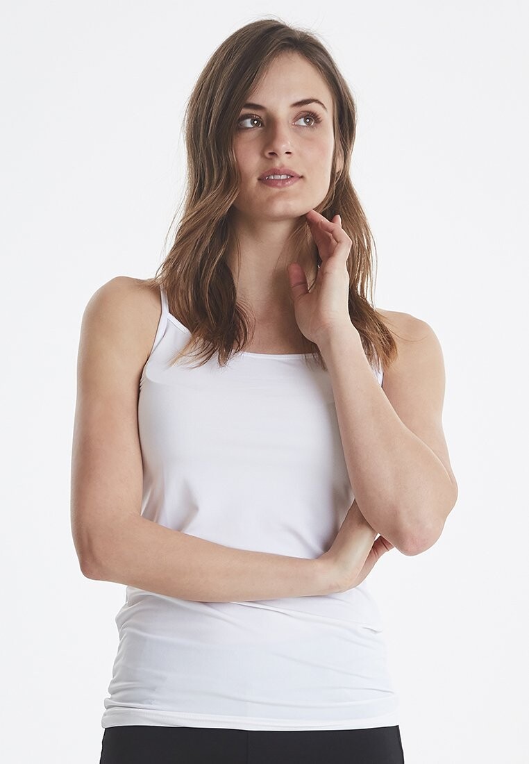 

Топ BYIANE STRAP TOP b.young, цвет optical white
