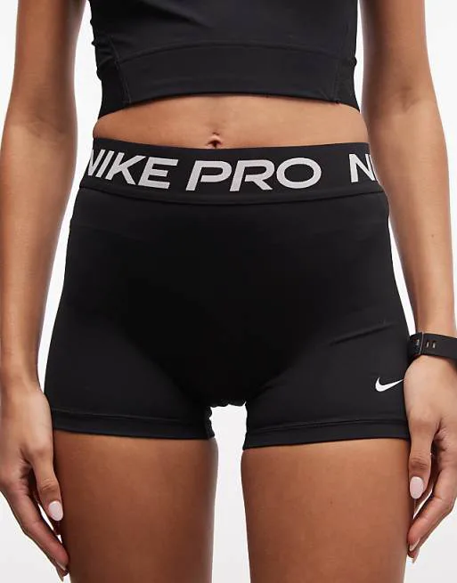 Черные шорты со средней посадкой (размер 3 дюйма) Nike Pro Training Dri-FIT 365 — фото 3