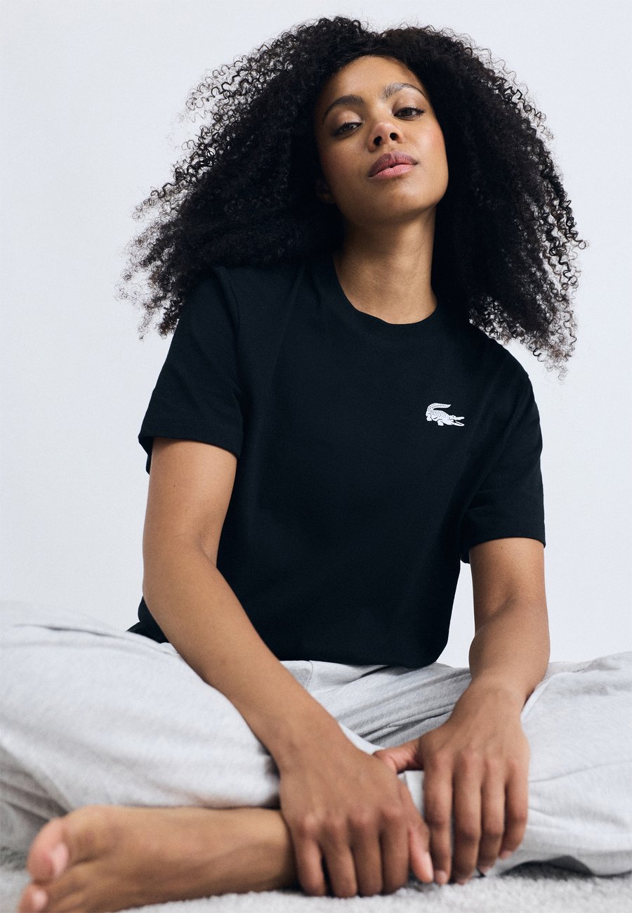 

Пижамный топ Lacoste LOUNGEWEAR, Black/White/Black