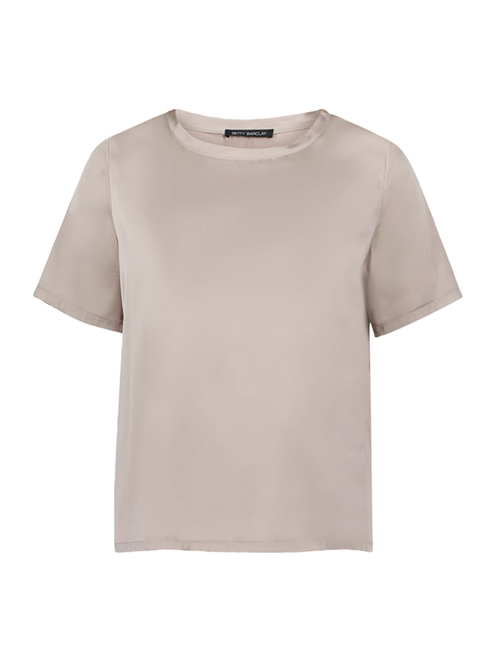 

Блузка без застежки с круглым вырезом в цвете тауп Betty Barclay