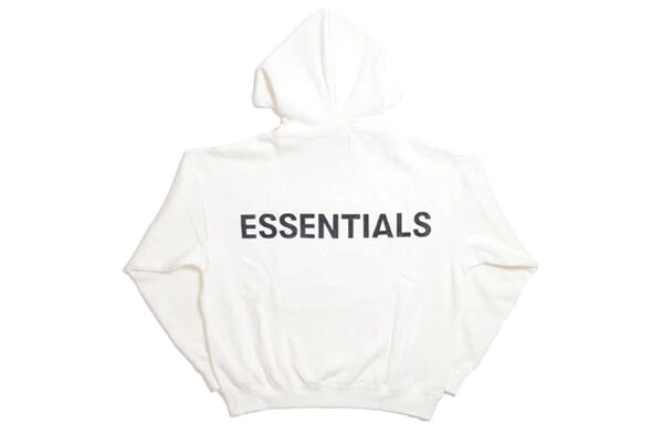 Толстовка fw19 hoodie 'white' Fear Of God Essentials, белый — фото 2