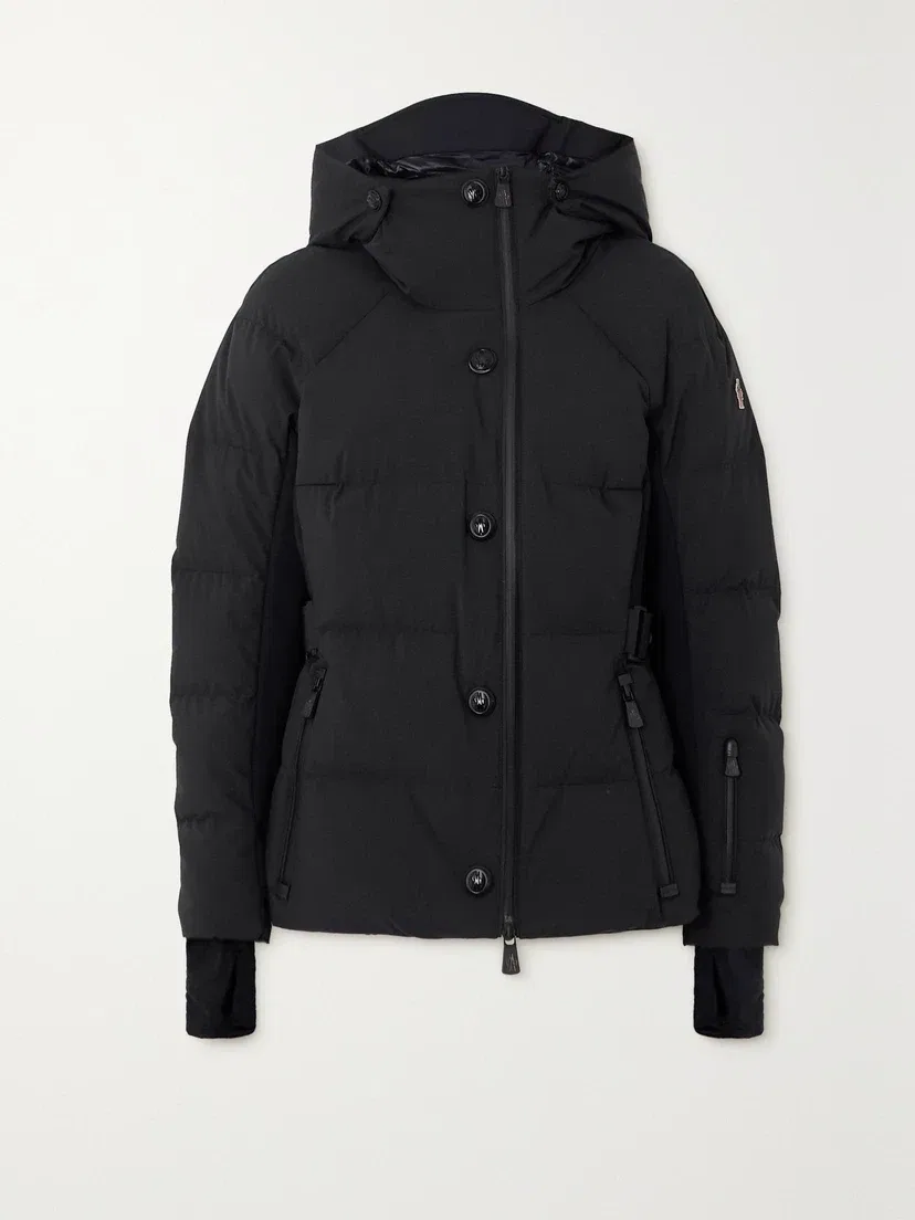 Горнолыжная куртка с капюшоном Guyane Moncler Grenoble, черный