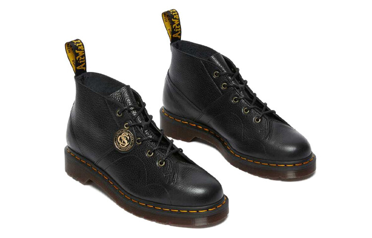 Ботинки Dr.Martens Dr.Martens Church Buckingham Leather Monkey Boots 'Black' — фото 2