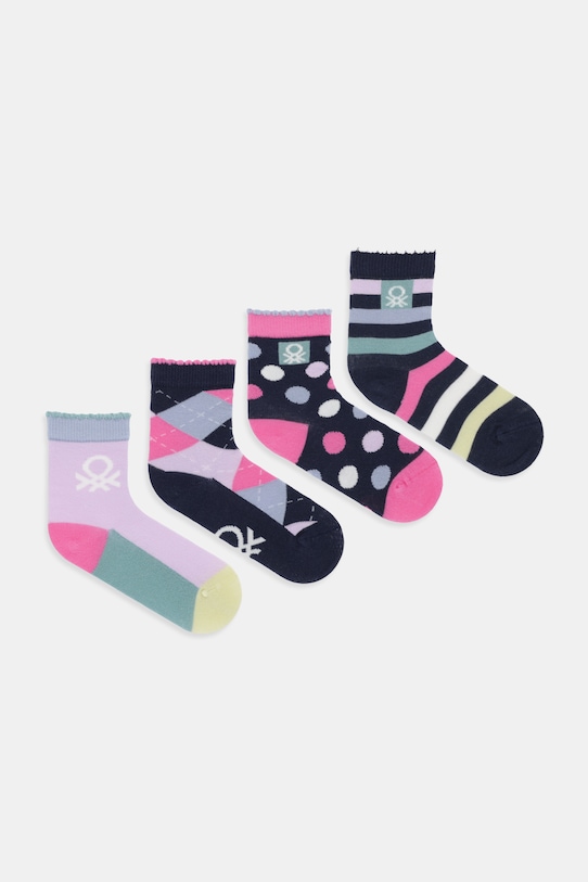 

4 пары детских носков United Colors Of Benetton, темно-синий