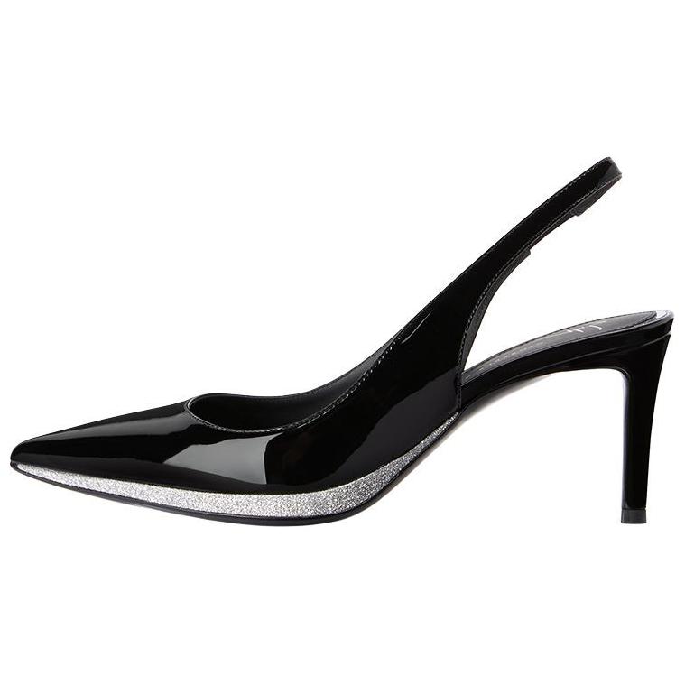 Женские черные туфли на высоком каблуке 7 см Giuseppe Zanotti