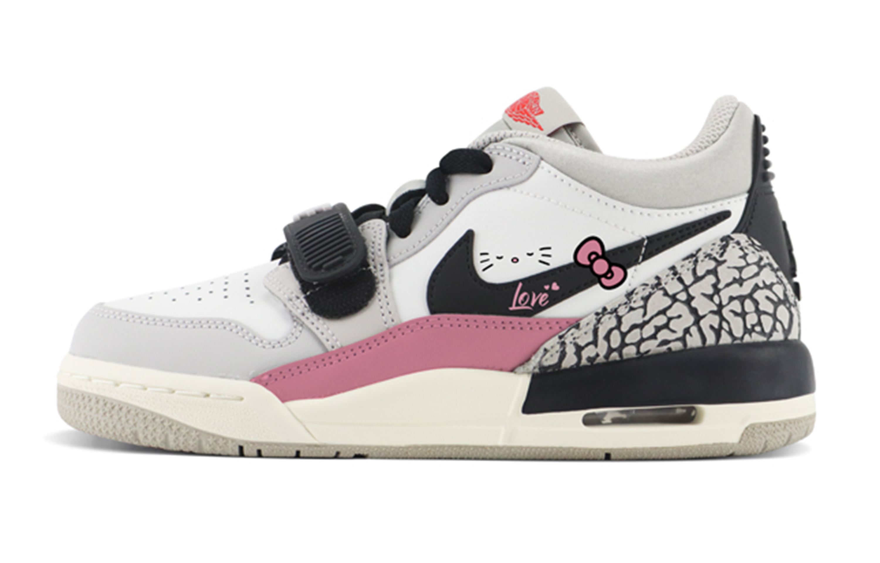 

Кроссовки Jordan Legacy 312 Vintage Basketball Shoes Men Low-top Pink/white/black, черный