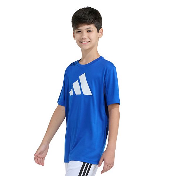 Футболка с коротким рукавом для мальчиков 8-20 Adidas, Team Royal Blue — фото 3