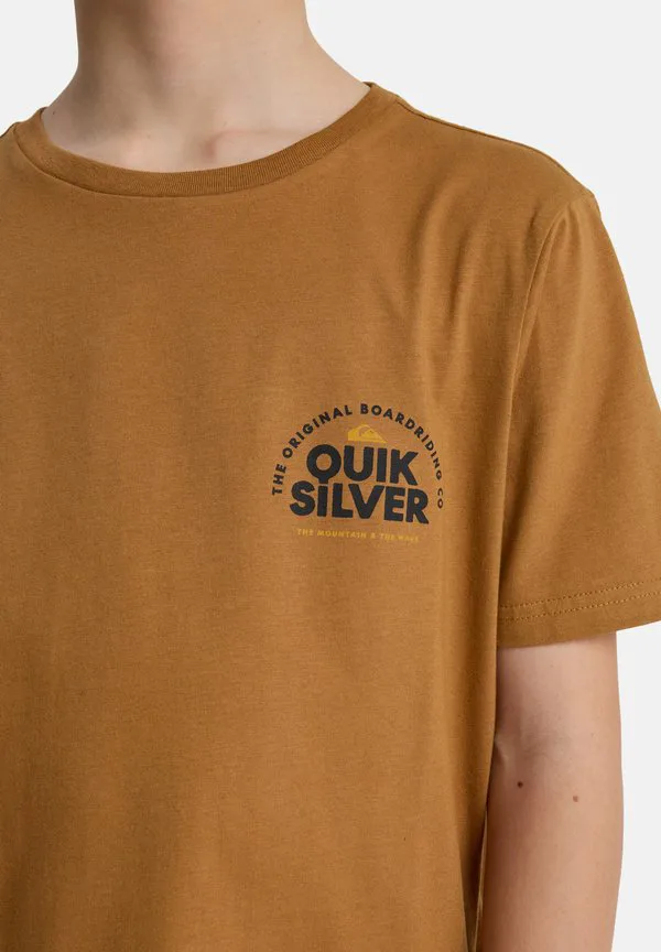 Футболка с принтом "fundamental ride" Quiksilver, Cmk — фото 4