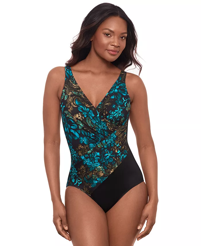 

Женский купальник Flor De Mare Oceanus с эффектом контроля живота Miraclesuit, мультиколор