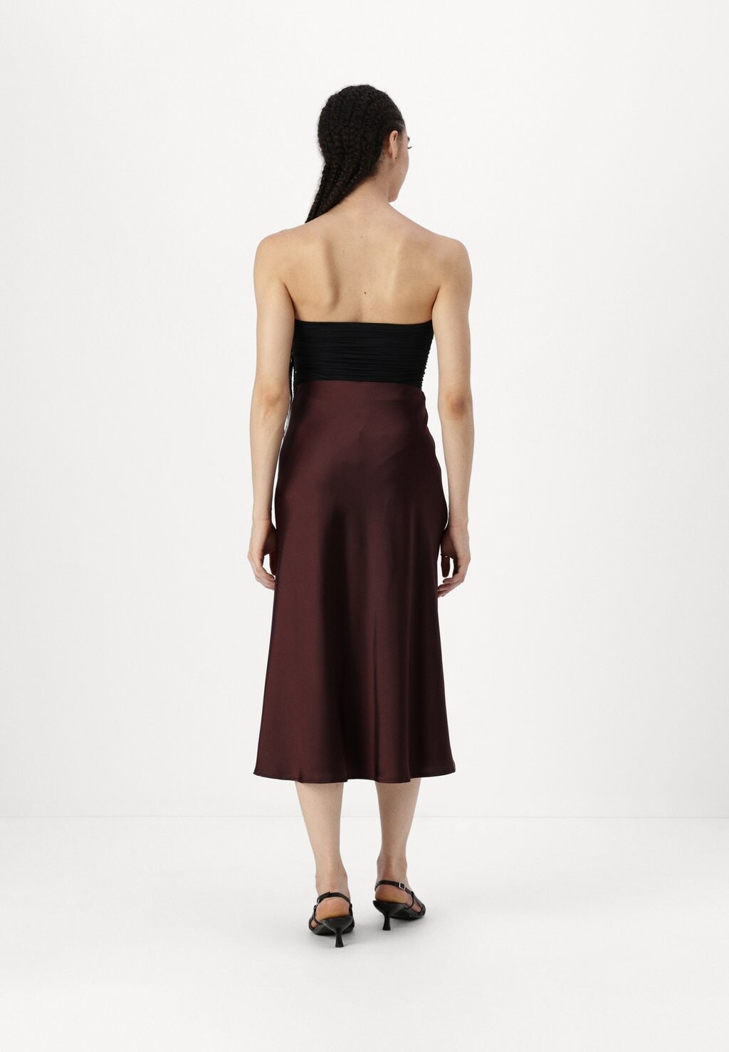 

Юбка А-силуэта YASPELLA MIDI SKIRT YAS, Бордо