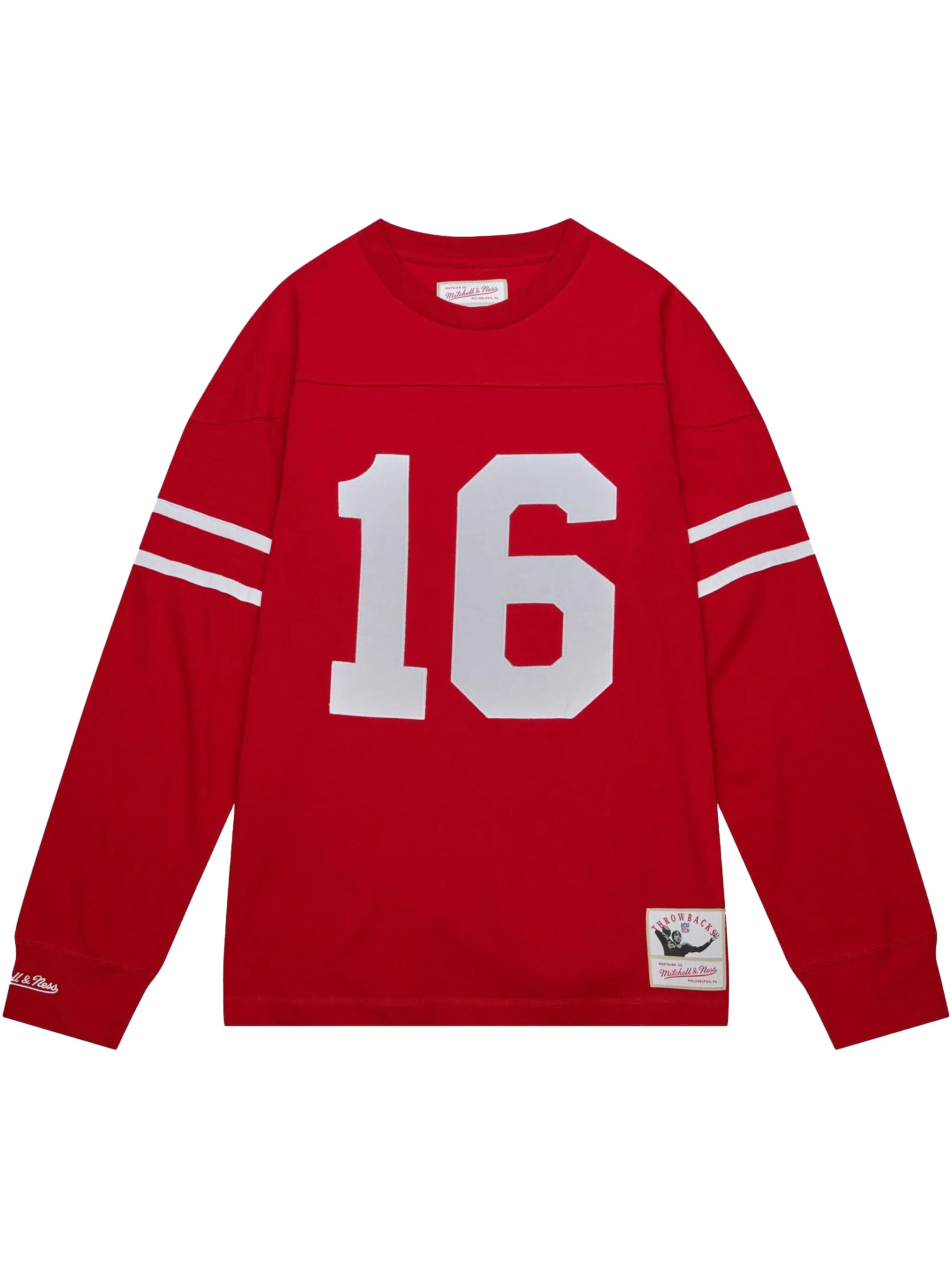 

Футболка NFL N&N 49ers 1989 Joe Montana Mitchell & Ness, красный