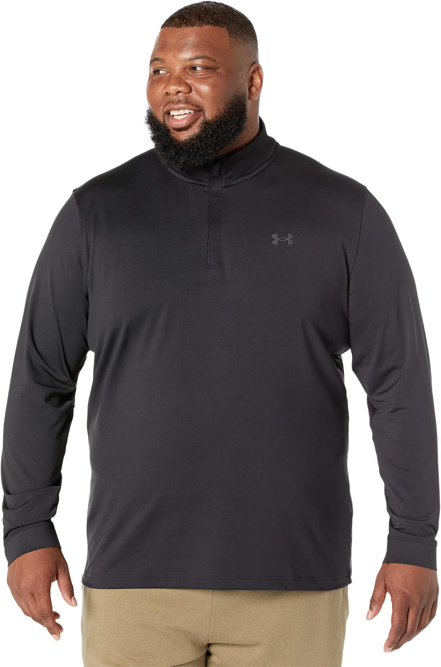 

Плей-офф 1/4, молния Under Armour Golf, цвет Black/Jet Gray