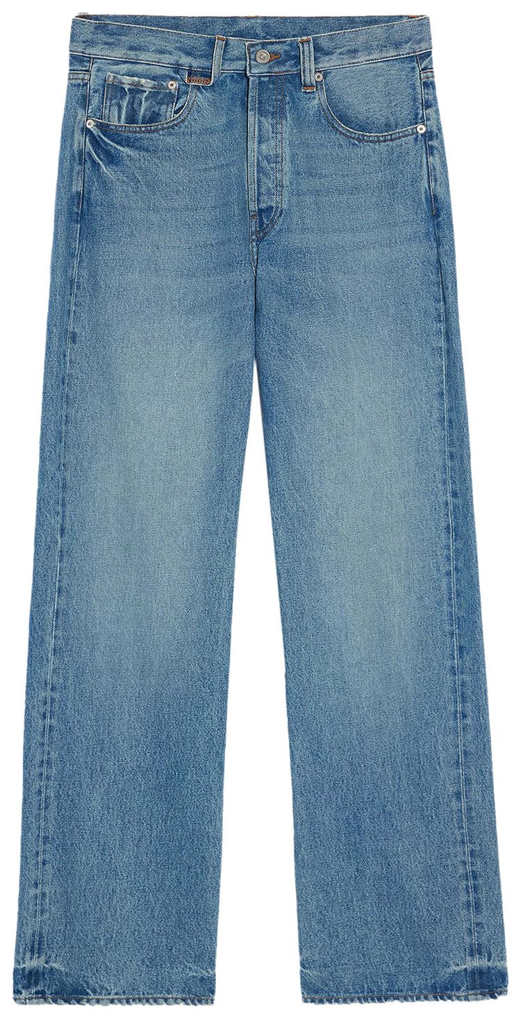 

Джинсы Jacquemus Straight Leg Jeans 'Blue/Tabac', синий