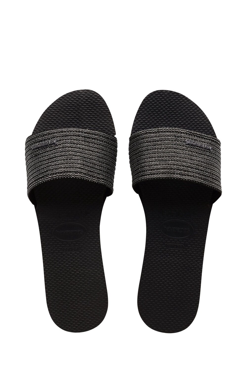 

Сандалии You Malta с эффектом металлик Havaianas, черный