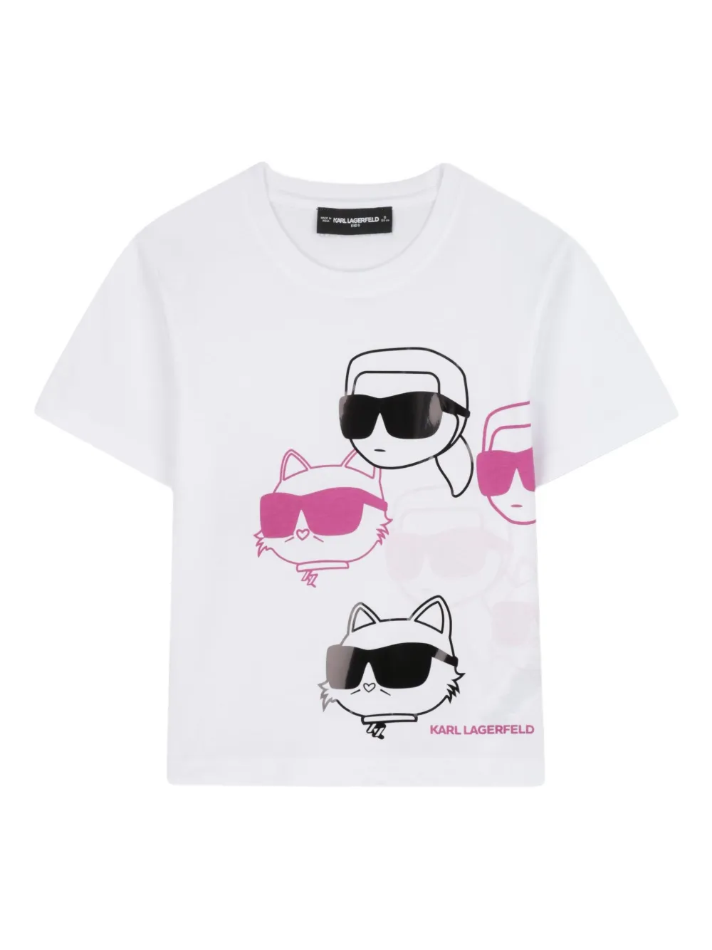 

Футболка с принтом Ikon KARL LAGERFELD KIDS, белый