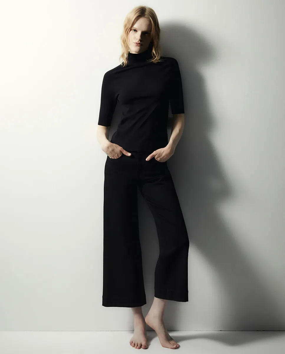 

Джинсы-кюлоты Sfera, черный