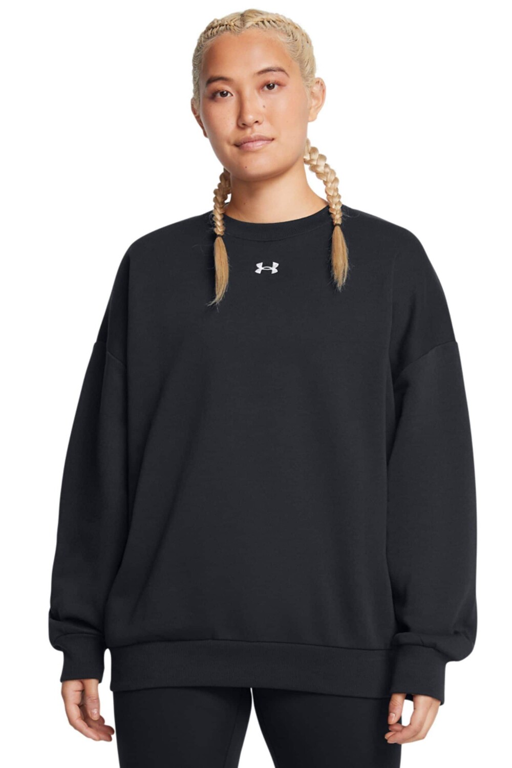

Флисовая толстовка Rival свободного кроя Under Armour, черный