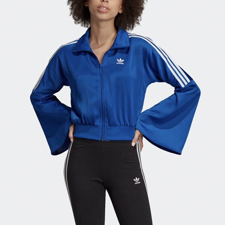 Куртка женская студенческая синяя Adidas Originals — фото 2