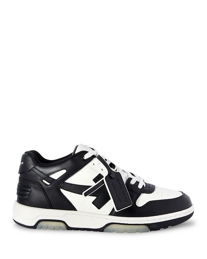 

Off-White Мужские высокие кеды Out of Office до середины икры, черный